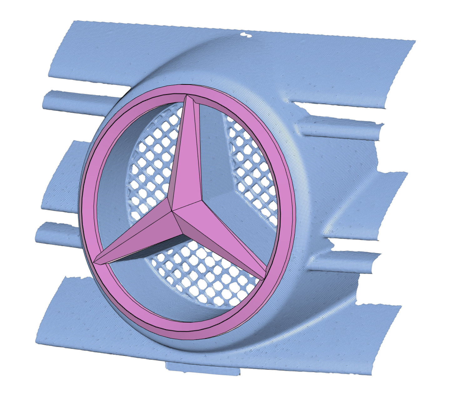 Mercedes Sprinter Front Star Emblem Upgrade | Custom Hood Ornament for 2019+ Vans