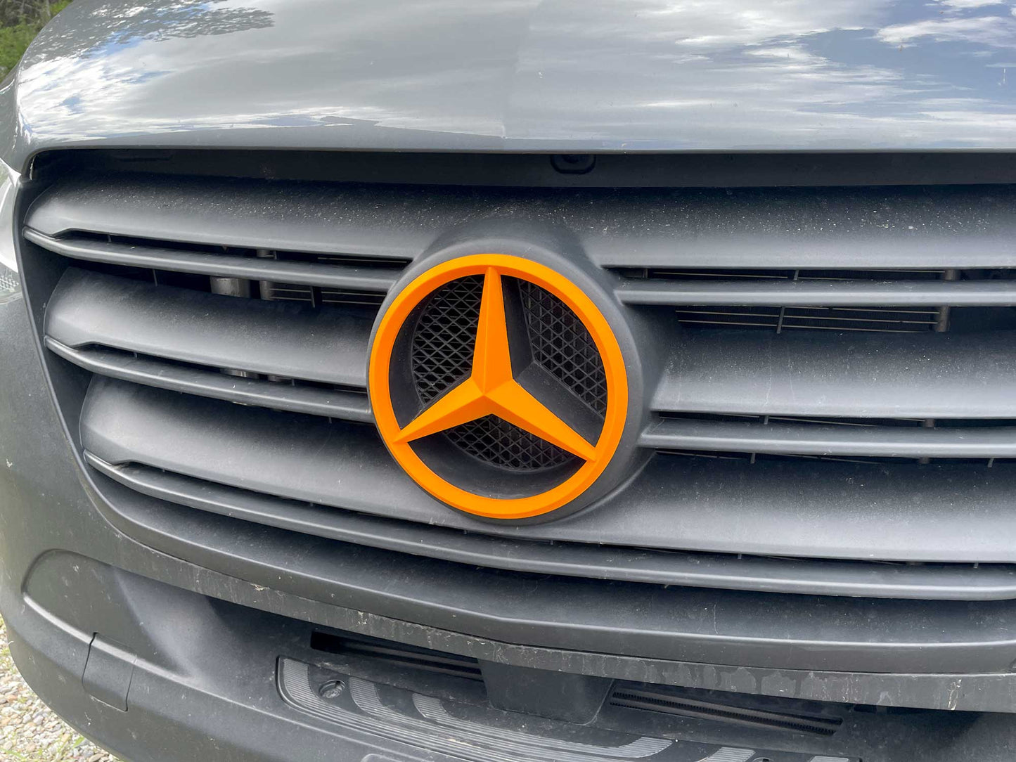 Mercedes Sprinter Front Star Emblem Upgrade | Custom Hood Ornament for 2019+ Vans