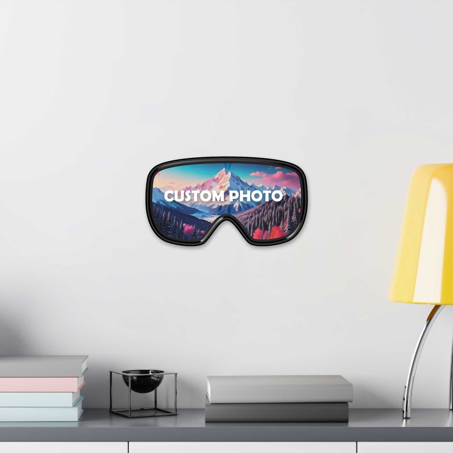 Ski Snowboard Goggles Art | Cabin Decor | Wall Decor