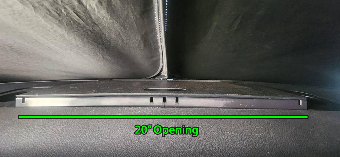 Mercedes Sprinter Cable Pass-Through | Windshield Storage