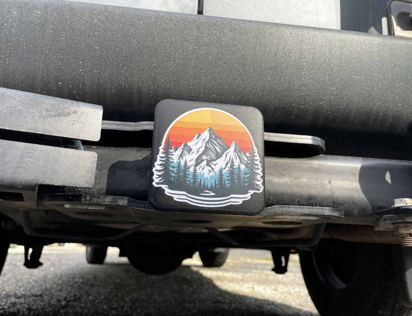 Mercedes Sprinter Van Custom Full Color 2" Tow Hitch Plug