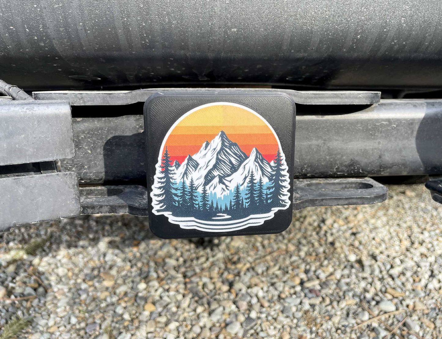 Mercedes Sprinter Van Custom Full Color 2" Tow Hitch Plug