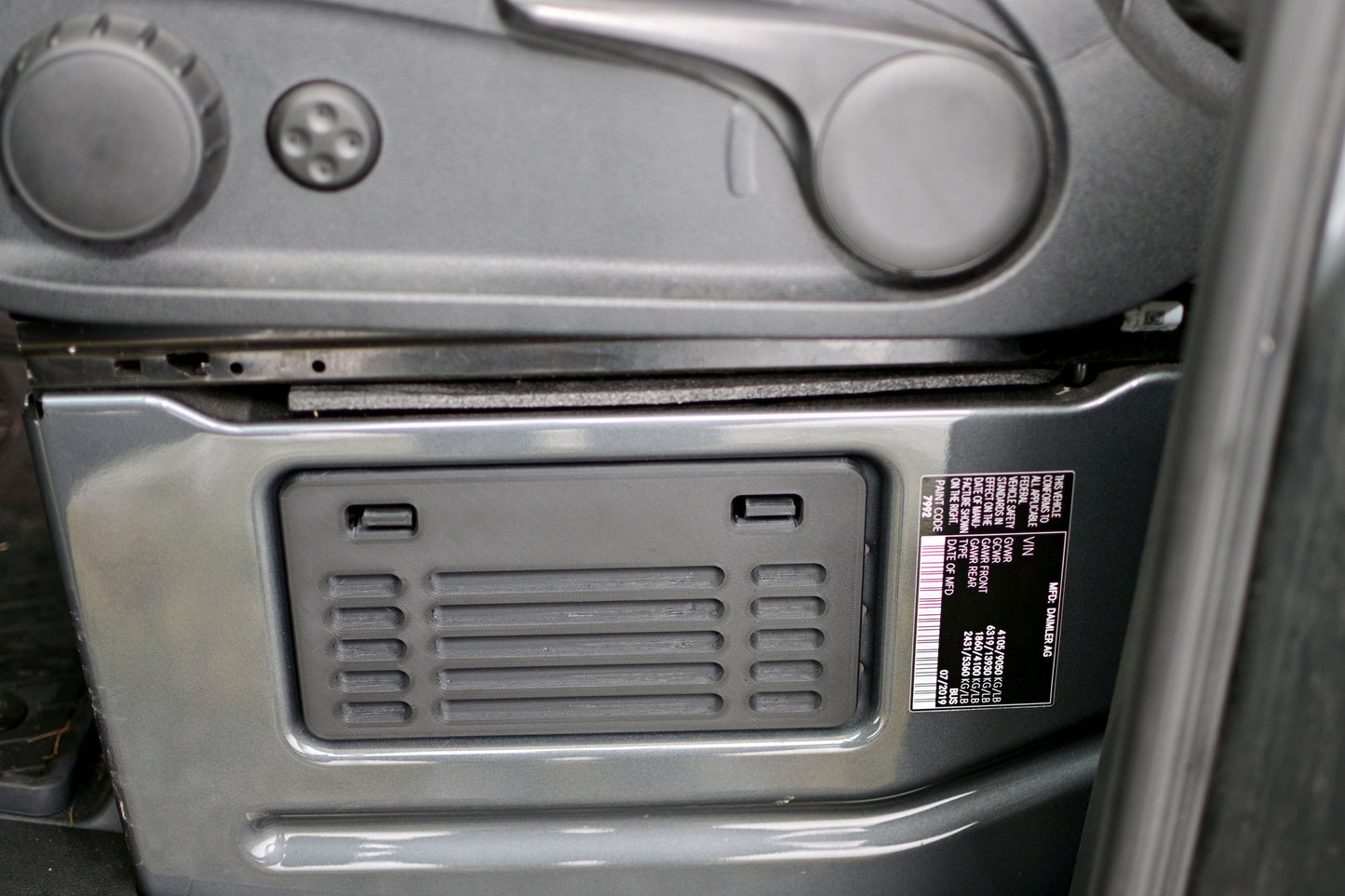 Mercedes Sprinter Van Vented Seat Storage Cover 2019+