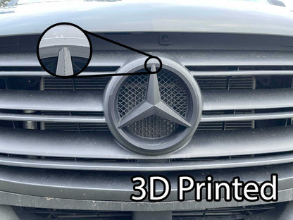 Mercedes Sprinter Front Star Emblem Upgrade | Custom Hood Ornament for 2019+ Vans