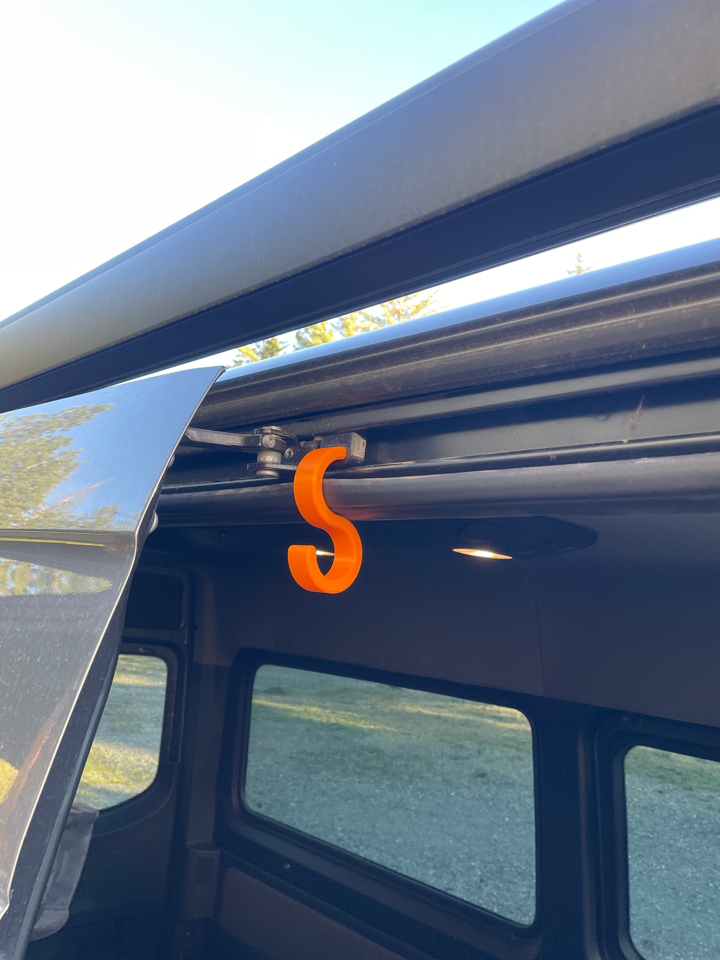 Sprinter Van Sliding Door Stop and Drying Hook