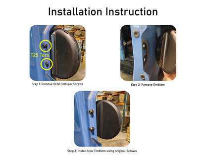 Mercedes Sprinter Van Rear Doors Emblem 2007+ | Tailgate Star Badge | Custom Emblem