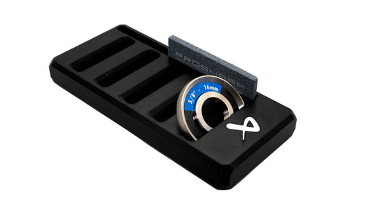 Bauer Prosharp Grinding Wheel Organizer and Skate Sharpener Accessory